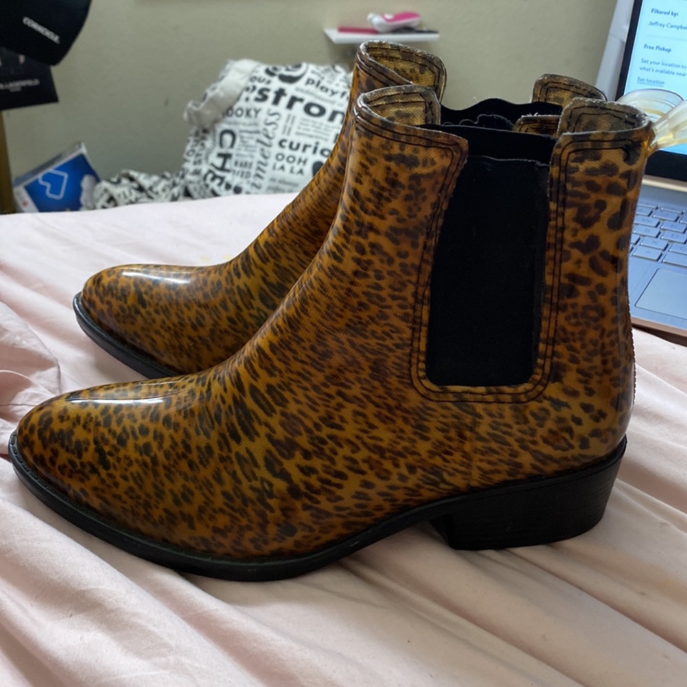 Jeffrey Campbell Rain Boots, Size 10
